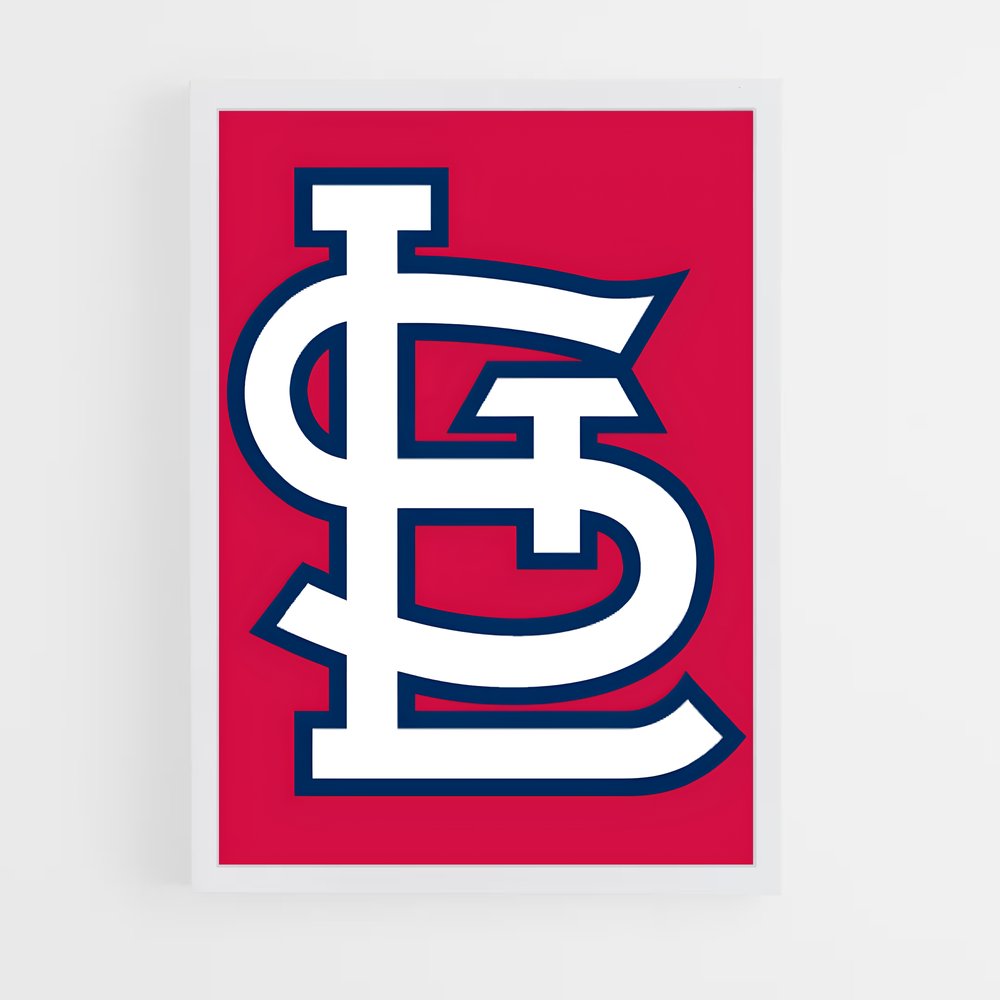 Poster louis de cardinals – affiche Baseball (vue 3)